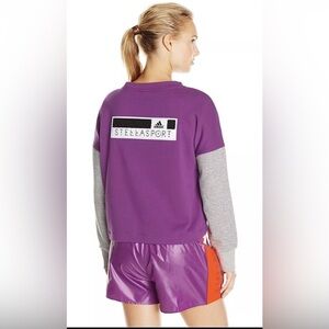 adidas by stella mccartney Womens Spacer Crew Sweatshirt